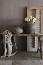 Zijden Ranonkel bundel cream 38 cm, Ophalen of Verzenden, Nieuw