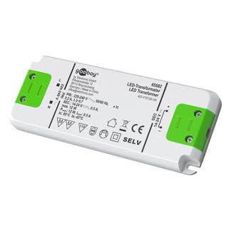 Transformator | 24 volt | Goobay (12W, Niet dimbaar), Doe-het-zelf en Verbouw, Elektra en Kabels, Nieuw, Verzenden