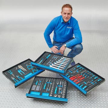 Datona Gereedschapsset voor 4 lades - 117-delige set, Doe-het-zelf en Verbouw, Ophalen of Verzenden, Nieuw
