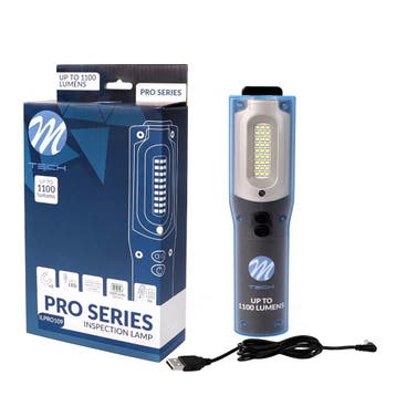 M-Tech LED inspectie   looplamp - oplaadbaar - 1100 Lum..., Verzenden, Nieuw