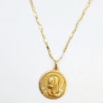 2-delige sieradenset - 18 karaat Geel goud - 60 cm