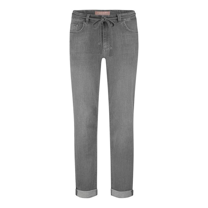 Para Mi • grijze Bobby jeans • 44, Kleding | Dames, Spijkerbroeken en Jeans, Grijs, Nieuw, Verzenden