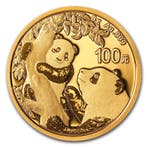 Gouden China Panda 8 gram 2021, Verzenden, Oost-Azië, Losse munt, Goud