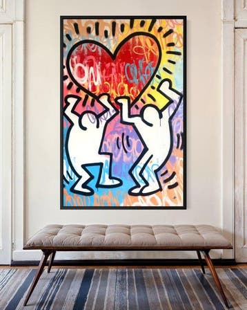 Gunnar Zyl - Heart / Keith Haring & Zyl XXL