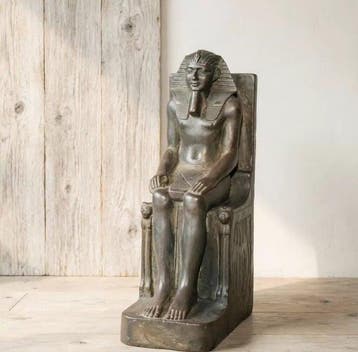 koudgegoten keramisch materiaal sculptuur - 25 cm (Zonder