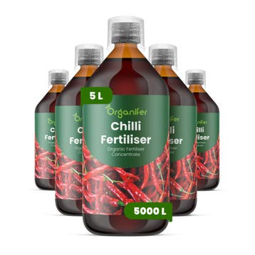 Chili Vloeibare meststof - 5x1 liter, Verzenden, Mest