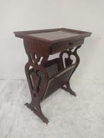 Tijdschriftenhouder - Hout - tafel met tijdschriftenrek