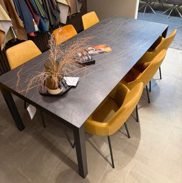 Eethoek Pedro + stoelen (6x), Ophalen, Nieuw, 4 tot 6 stoelen