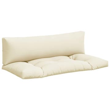 Tuinkussens 110x58cm Creme | Tweedekansje | OP=OP, Tuin en Terras, Tuinmeubel-accessoires, Ophalen of Verzenden, Zo goed als nieuw