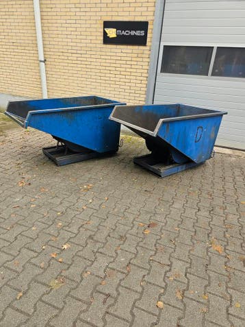 Kiepbak kantelbak spanenbak heftruck 600 liter, Voorzetapparatuur