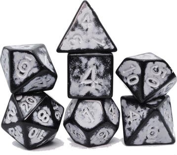 RPG Dice Set - Timeworn White | Foam Brain Games -, Verzenden, Nieuw