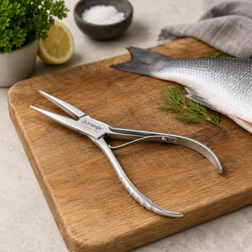 Triangle Gratentang 17,3 cm RVS met Veer voor Verwijderen..., Tuin en Terras, Ophalen of Verzenden, Nieuw