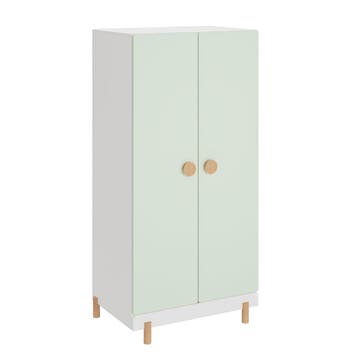 Kinderkledingkast Vaarentaa met 2 deuren 126x60x41 cm mintgr, Verzenden, Nieuw