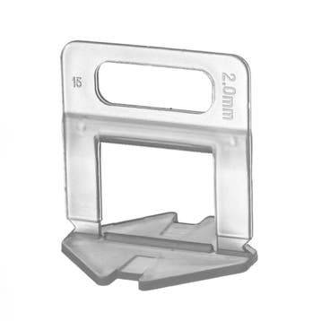 Tegelclips 2 mm | leveling clips, Doe-het-zelf en Verbouw, Tegels, Ophalen of Verzenden, Nieuw