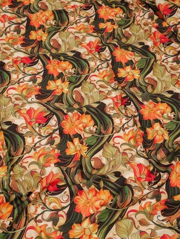 TexStilArt - Floria - Exclusieve stof 100% katoen Oeko-Tex -