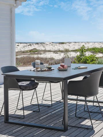 Tuintafel  Oscar  210x100cm  Polywood  Antraciet  The Outsid, Tuin en Terras, Verzenden, Nieuw