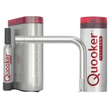 €2036 QUOOKER PRO3 FRONT RVS + CUBE - 3FRONTRVS, Ophalen of Verzenden, Nieuw