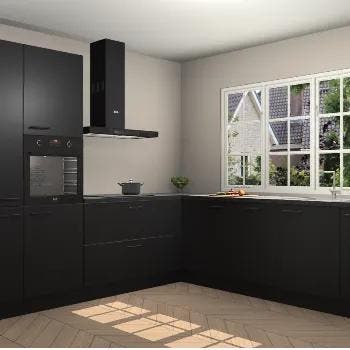 Zwarte keuken Casablanca 104460, Huis en Inrichting, Verzenden, Nieuw