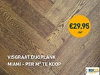 Houten vloer | Eiken vloer | Duoplank | NERGENS GOEDKOPER!, 50 tot 150 cm, Nieuw, 10 m² of meer, 10 tot 30 cm