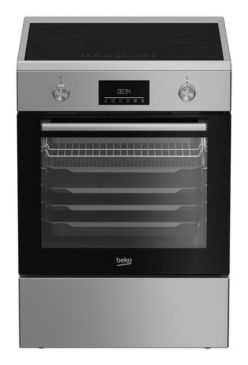 Beko FBMA6930GX Vrijstaand fornuis Electrisch649, Ophalen of Verzenden, Nieuw, 95 cm of meer