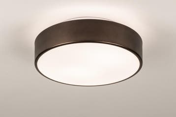 Rietveld Plafondlampen - Bruin - Glas, Metaal, Verzenden, Nieuw