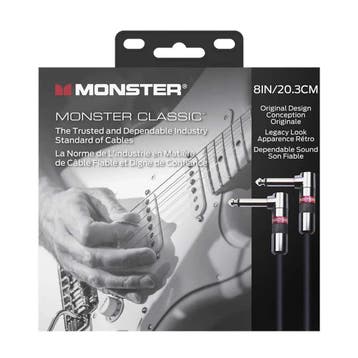 Monster Classic Gitaarkabel 20 cm Haakse Jack naar Haakse, Ophalen of Verzenden, Nieuw