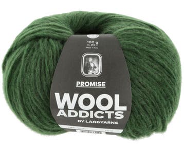 WoolAddicts Promise - 16 Bosgroen - Chunky / Dik Merinowol, Hobby en Vrije tijd, Breien en Haken, Ophalen of Verzenden, Nieuw