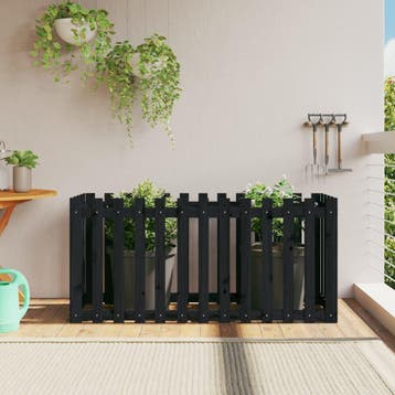 vidaXL Plantenbak verhoogd hekontwerp 150x50x70 cm, Verzenden, Nieuw, 60 tot 100 cm, 60 cm of meer
