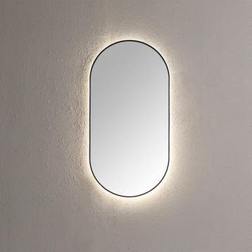 Spiegel Sanilux Ovaal Met Direct LED 3 Kleuren Instelbaar, Huis en Inrichting, Ophalen of Verzenden, Nieuw
