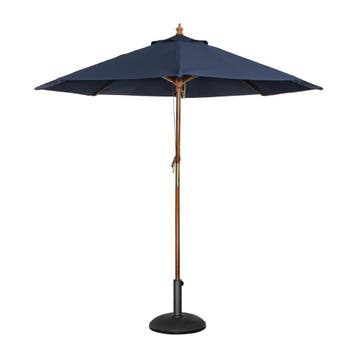 Bolero ronde donkerblauwe parasol 2,5 meter, Verzenden, Nieuw in verpakking