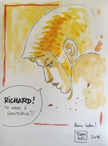Raphael Drommelschlager - Londres Santorin + dédicace, Nieuw