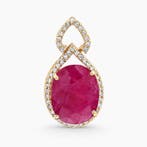 Zonder minimumprijs - Hanger - 14 karaat Geel goud - 4.10ct.