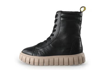 Salamander Veterboots in maat 40 Zwart, Verzenden, Zwart, Overige typen, Zo goed als nieuw
