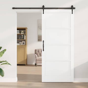 vidaXL Binnendeur Wit 93 x 211 cm Multiplex, Doe-het-zelf en Verbouw, Deuren en Horren, Verzenden, Nieuw