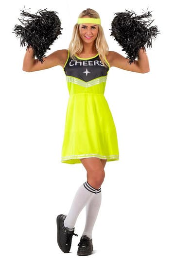 Geel Cheerleader Jurkje Dames, Ophalen of Verzenden, Nieuw