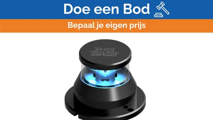 Bieden: Lopolight 360 Degree Blue Strobe, Watersport en Boten, Bootonderdelen, Elektra en Verlichting, Nieuw, Zeilboot of Motorboot