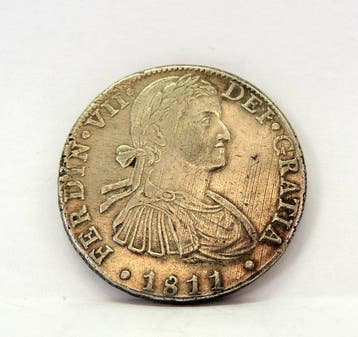 Spanje. Fernando VII. 8 Reales 1811 Mexico H.J. (Zonder