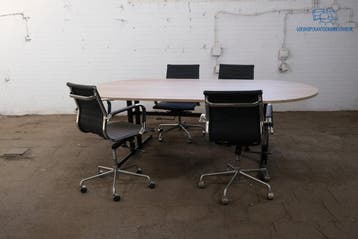 Tweedehands Ovale Vergadertafel Robson 240x120, Verzenden, Gebruikt