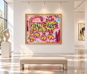 Timo Wedell - Wild Graffiti Dreams - XL- Basquiat Style