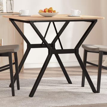 vidaXL Eettafelpoten Y-frame 70x70x73 cm staal, Verzenden, Nieuw