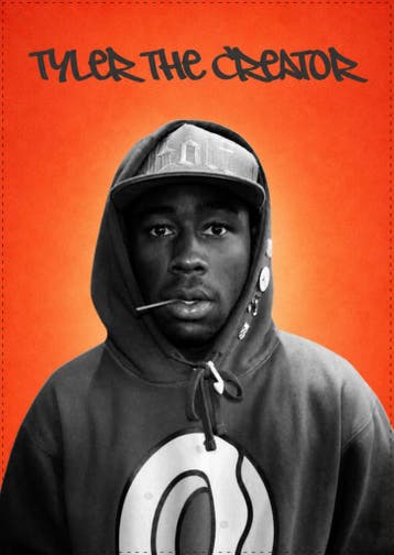 Posters - Poster Tyler, The Creator - Rood Portret, Verzenden, Zo goed als nieuw