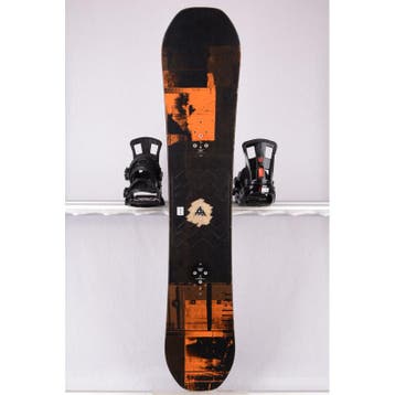 150 snowboard BURTON RADIUS, black/orange, woodcore, FLATtop, Verzenden, Gebruikt