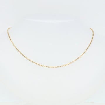 Ketting - 18 karaat Geel goud, Sieraden, Tassen en Uiterlijk, Antieke sieraden