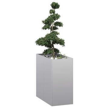 vidaXL Plantenbak 40x80x80 cm gegalvaniseerd staal, Verzenden, Nieuw, Metaal