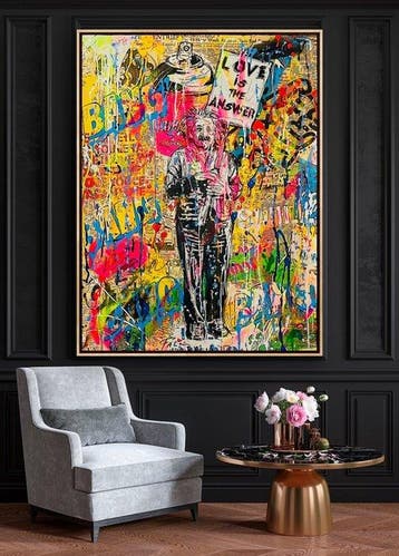 Joaquim Falco - LOVE IS THE ANSWER. XXL. Fluor paint