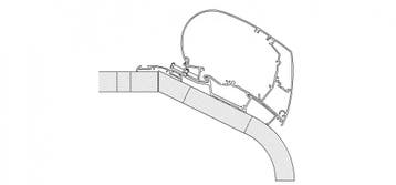 Thule LMC Liberty TI/TEC Adapter 400, Caravans en Kamperen, Nieuw