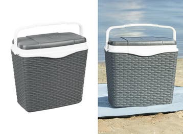 HI Koelbox - 24 liter - kunststof - Antraciet, Verzenden, Nieuw