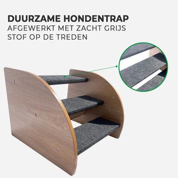 MaxxPet Hondentrap - easy step - 42x39x30cm - grijs (Dier), Verzenden, Nieuw