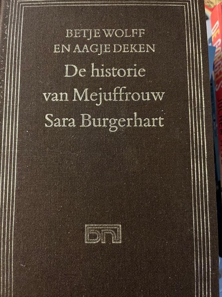 Historie van mejuffrouw sara burgerhart 9789010020956, Boeken, Overige Boeken, Zo goed als nieuw, Verzenden