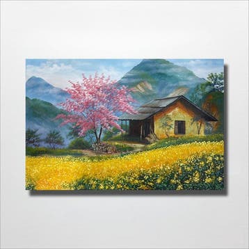 Hung Richard (1966) - Refuge en fleurs 80 120 cm